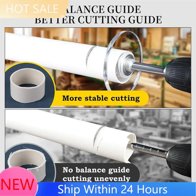 A78K New Inside Pipe Cutter For PVC Pipe Cutter Tool, Cutter Tool With 3.15Inch Scale Adjustable , 5Pcs Saw Blades And Hex Shank