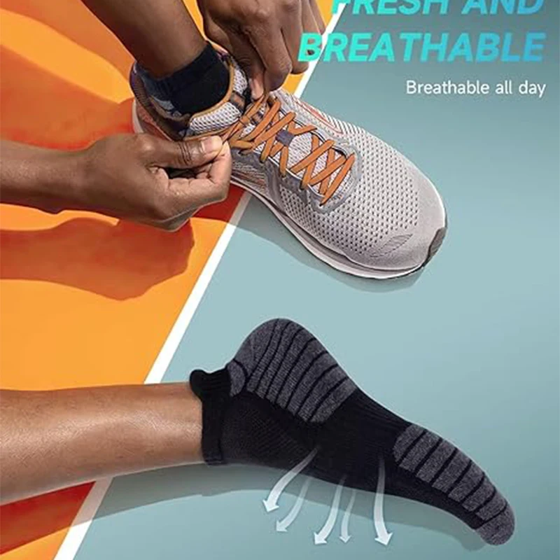 3 çift Profesyonel Koşu Spor Spor Ayak Bileği Çorap erkek Havlu Çorap Açık Spor Kısa Çorap Erkek Ve Kadın Çorap HEDIYE