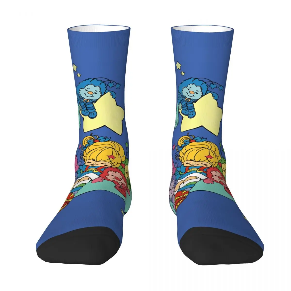 Rainbow Brite Unisex Winter Socks Cycling Happy Socks Street Style Crazy Sock