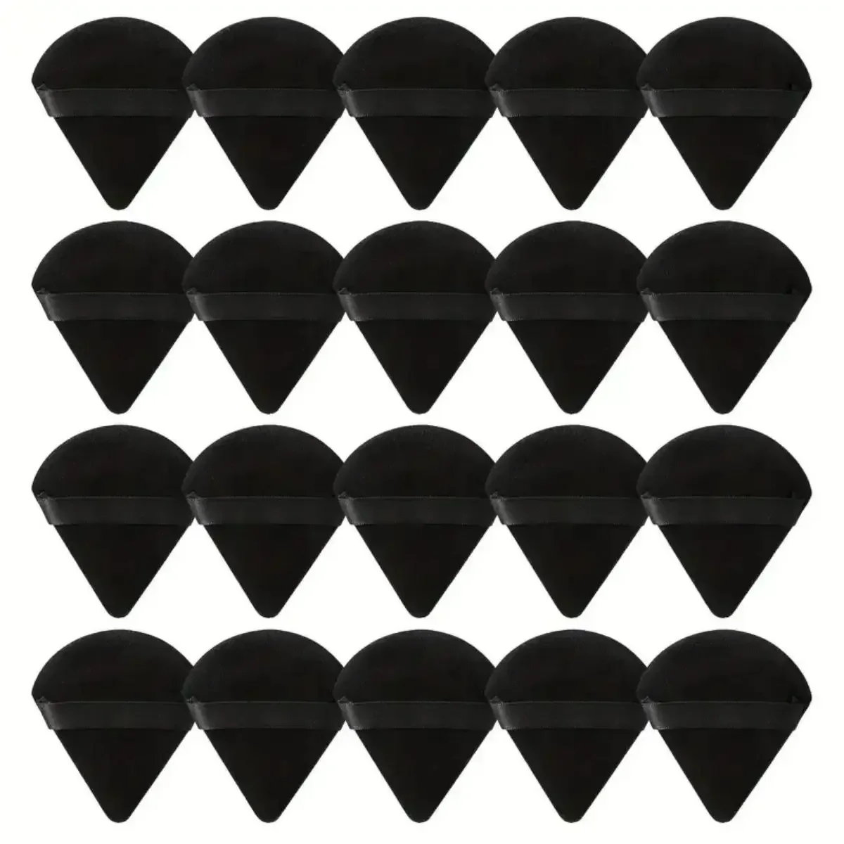 مثلث مروحة على شكل مسحوق رقيق نفخة العسل نفخة ماكياج إعداد وسادة هوائية غرامة رقيق مسحوق خاص الإسفنج مسحوق جاف نفخة #2