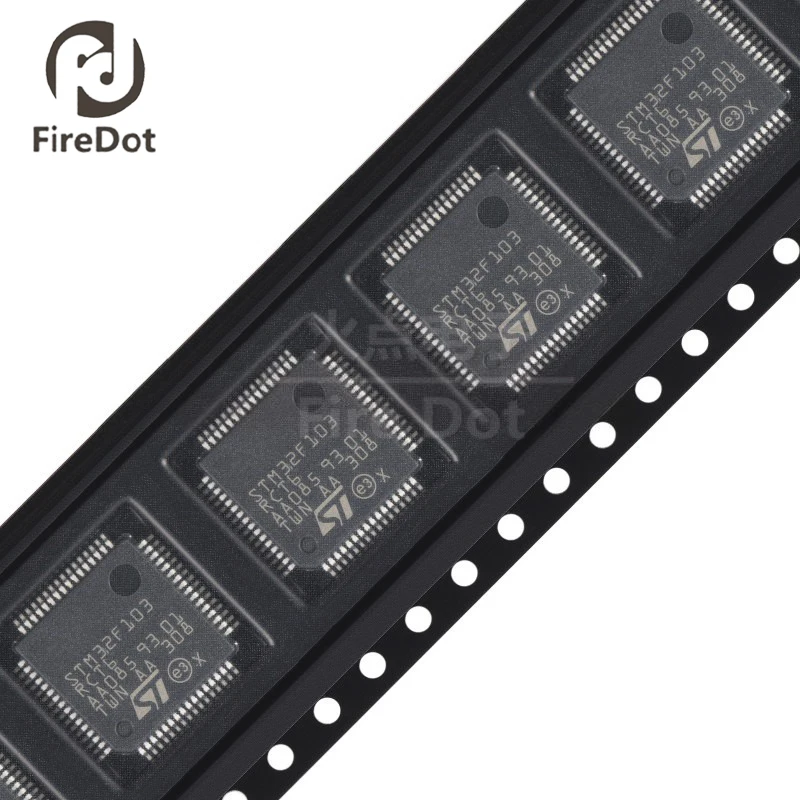 10 قطعة/دفعة STM32F103RCT6 LQFP-64 ARM Cortex-M3 32 بت متحكم MCU