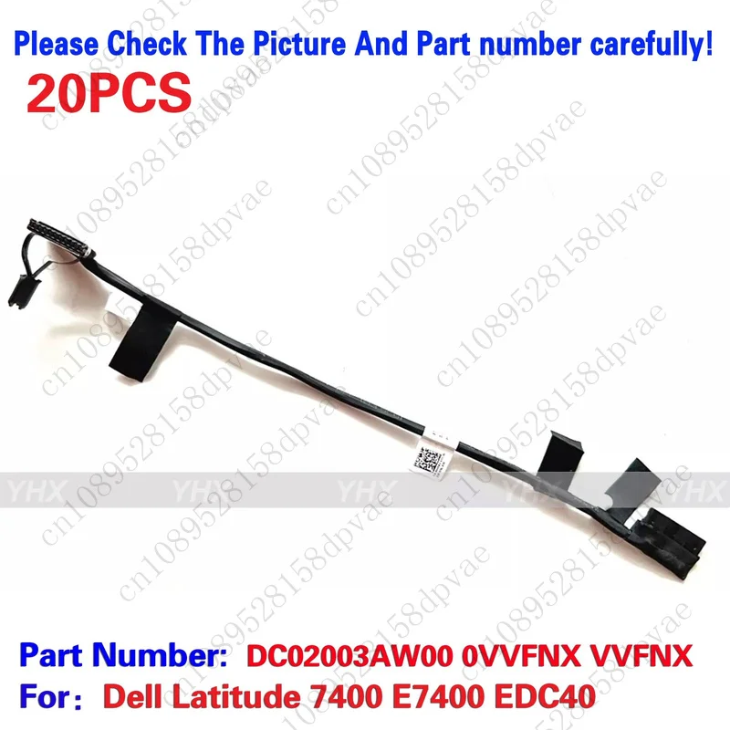 

GYX 20X New For Dell Latitude 7400 E7400 EDC40 Battery Cable Line DC02003AW00 0VVFNX Fast delivery