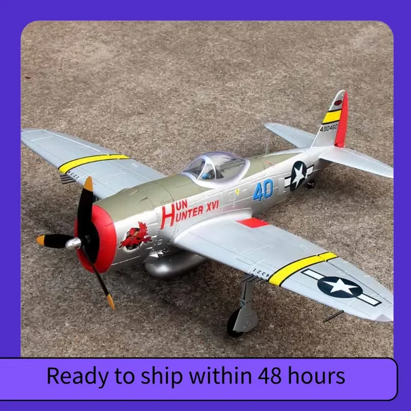 

Dynam P47d Thunderbolt 1.3m World War Ii Realistic Model Airplane Electric Remote Control Fixed Wing 4s Power Adult Toy Gift