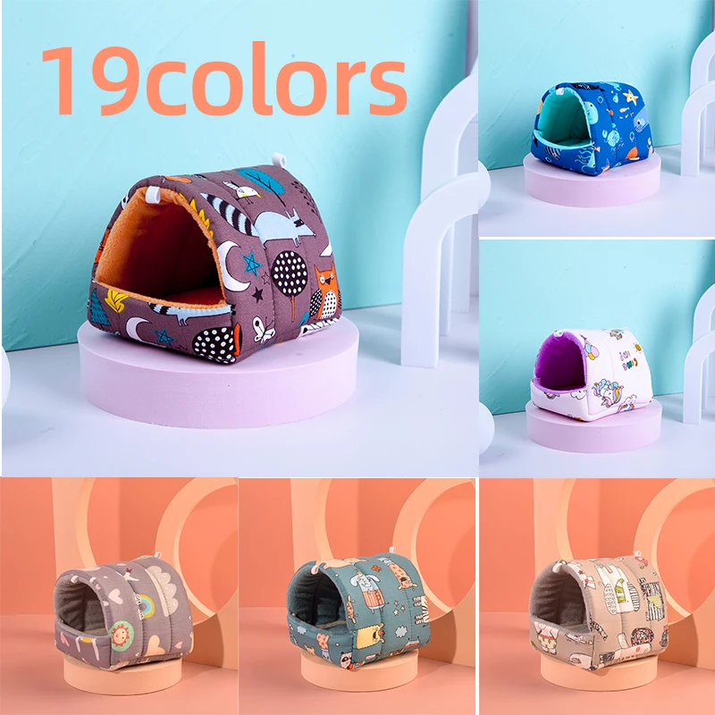 Rodent Hammock Guinea Pig Bed Hamster Bed Rodents Ferret Hammock Guinea Pig Accessories Chinchilla House Pet Guinea Pig Goods