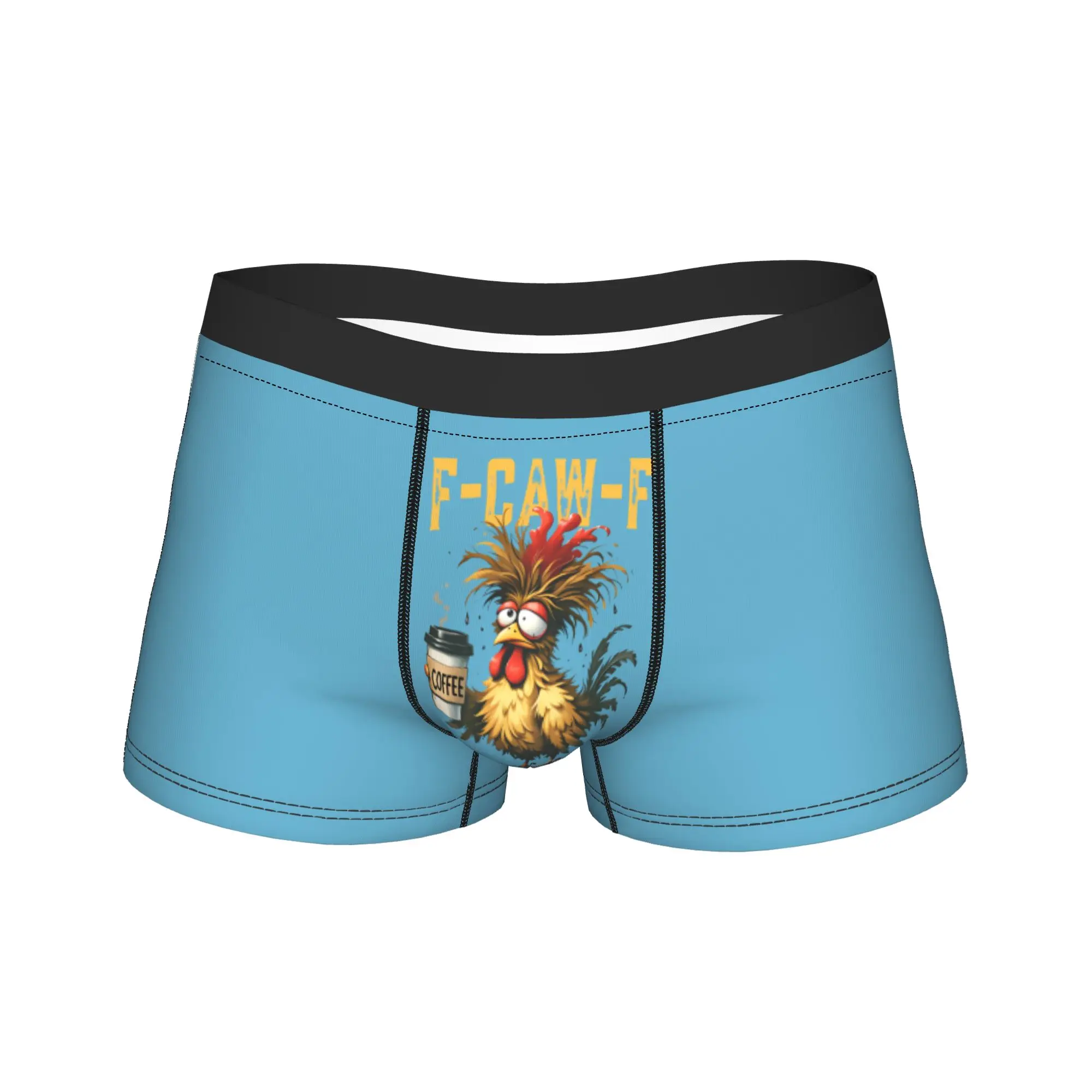 

Chicken F-CAW-F Underwear Sexy Soft Panties Pattern Boxer Brief For Men Pouch Plus Size Boxershorts