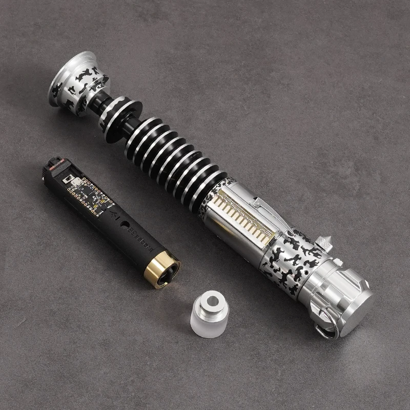 [89SABERS] Luke V2 Vintage saber، جميع المواد المعدنية، إعادة طباعة مقاسات دعامة الفيلم 1:1، مع 19 مجموعة من الخطوط الصوتية والمؤثرات الضوئية.