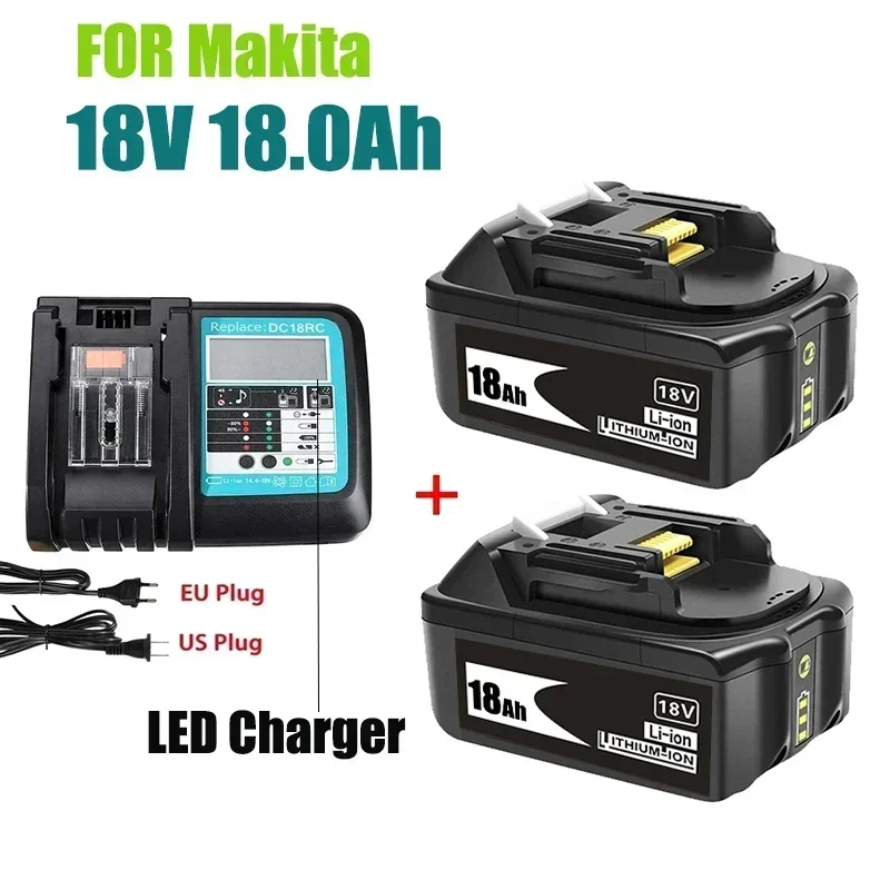 100% Оригинальный Makita 18 в 18000 мА/ч aufladnaked Power Werkzeuge аккумулятор с искусственным литий-ионным эргономиком LXT BL1860B BL1860 BL1850