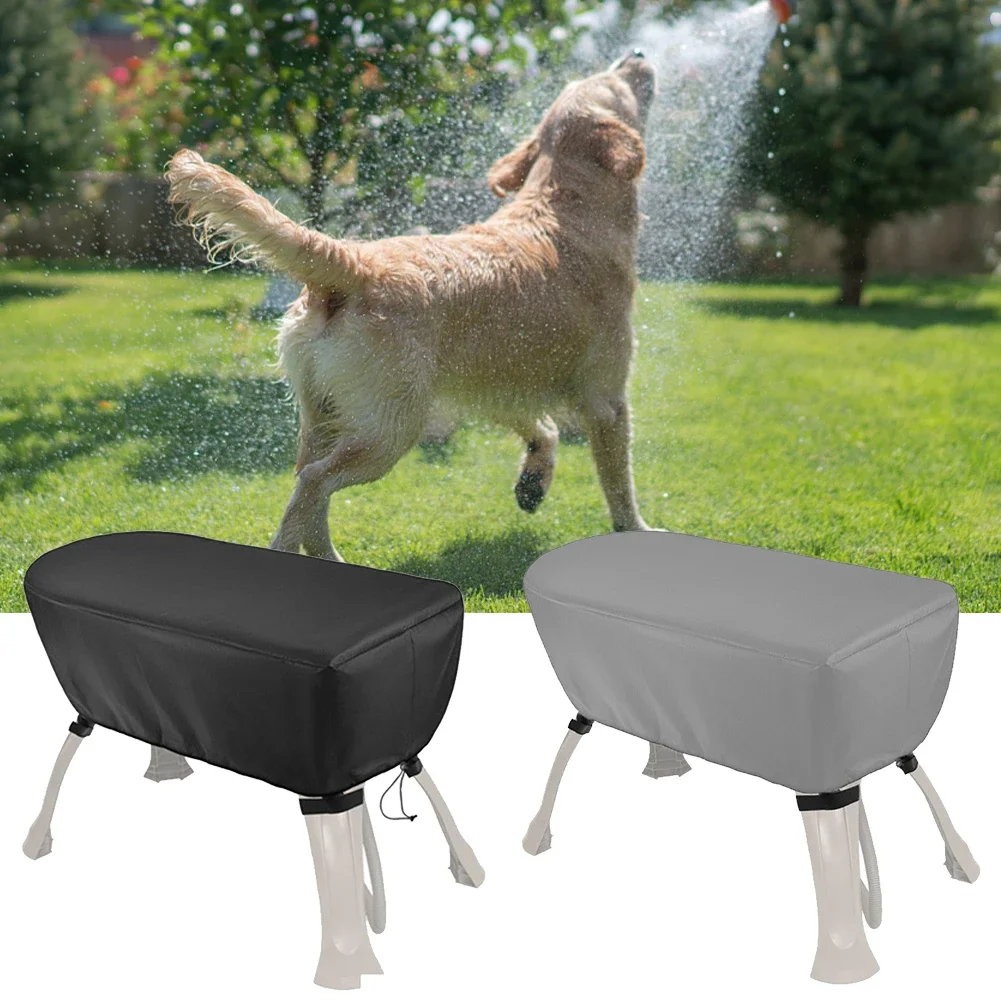 

Secure Fit Pet Bathtub Cover with Elastic Hem Cord Perfectly Designed to Accommodate Various Brands of Elevated Stations