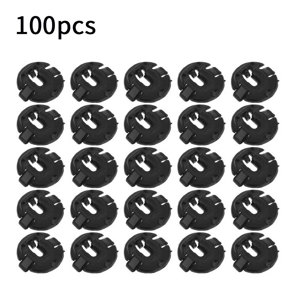 100PCS Car Wheel Arch Lining Fastener Washer Plastic Fixed Clips 4F0825429A for -Audi A4 B8