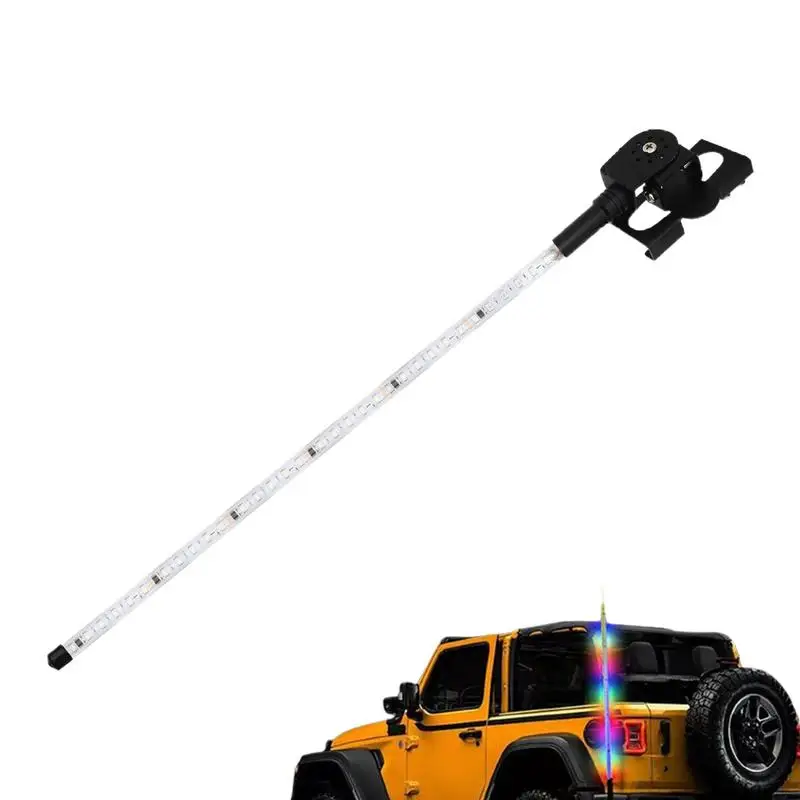 

Car Whip Lights Warning Antenna Light With APP Control Pilot Pole Warning Light For Sand Rails Trucks UTVs ATVs Karts