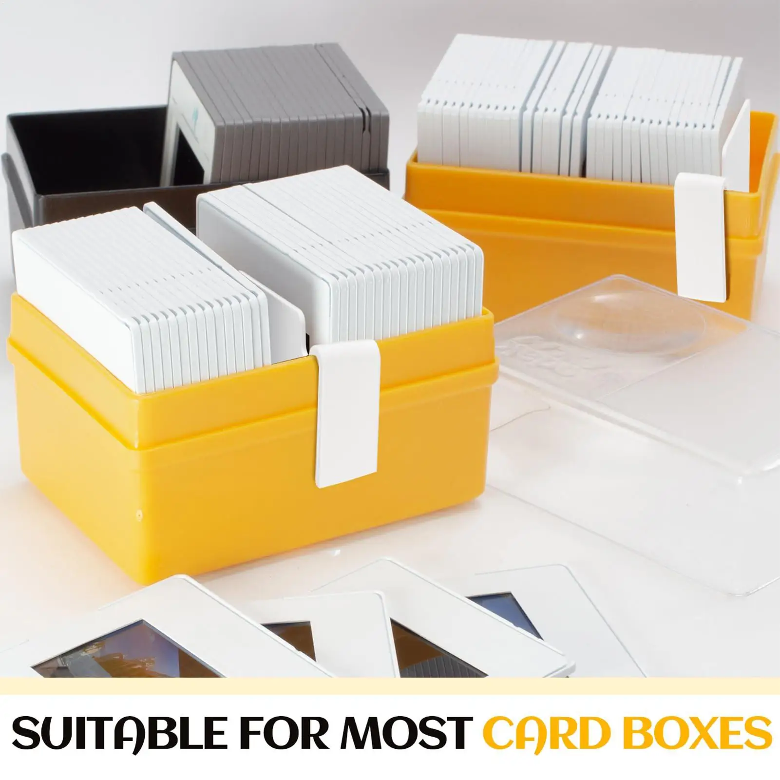 

3pc Card Box Dividers Anti-Slip Compact Separator Trading Card Storage Box Dividers For Men Women Boys Girls Youth Teens Son