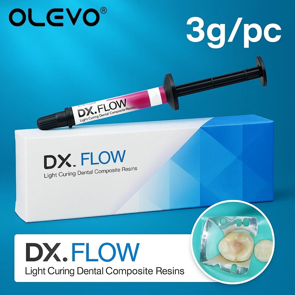 

Стоматологическая текущая смола DX Nano Light Cure Композитные смолы Высокий средний низкий поток A2/A3 Восстанавливающие материалы для наполнения зубов
