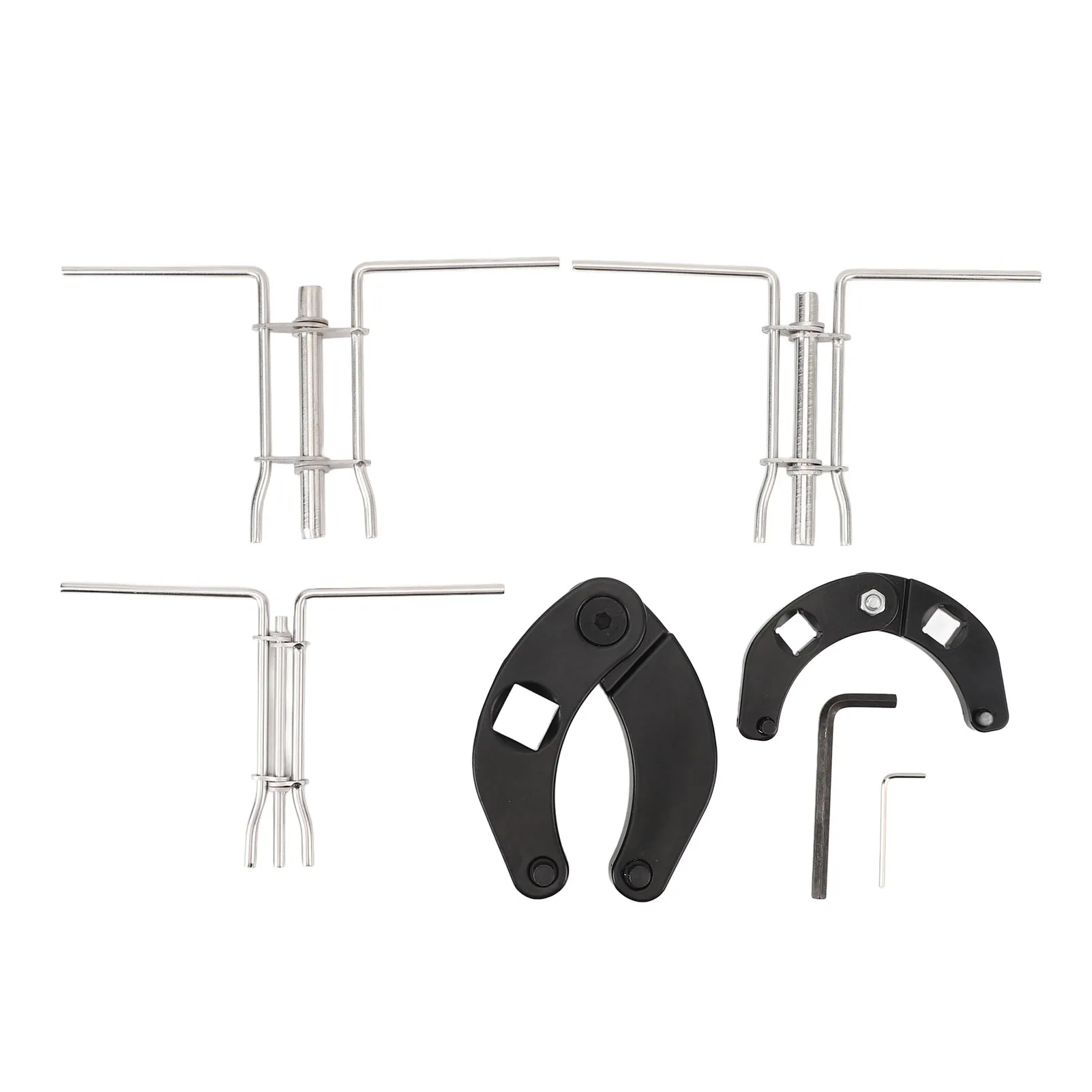 

Adjustable Gland Nut Wrench 1266 7463 Large and Small Spanner Tool Set for Bobcat Hydraulic Cylinder Spanner Gland Nut Wrench