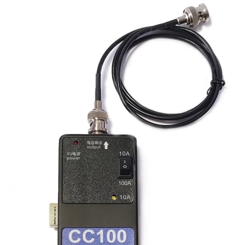 BMBY-Oscilloscope Current Probe (Current Clamp), Model CC100, DC-50Khz, Universal Untuk Oscilloscope Current Probe