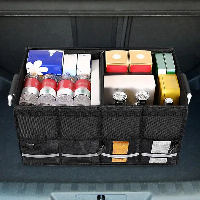 Portatile pieghevole Auto Car Trunk Organizer Car Trunk Organizer pieghevole Storage impermeabile Durables Multi Storage Tool Auto Box