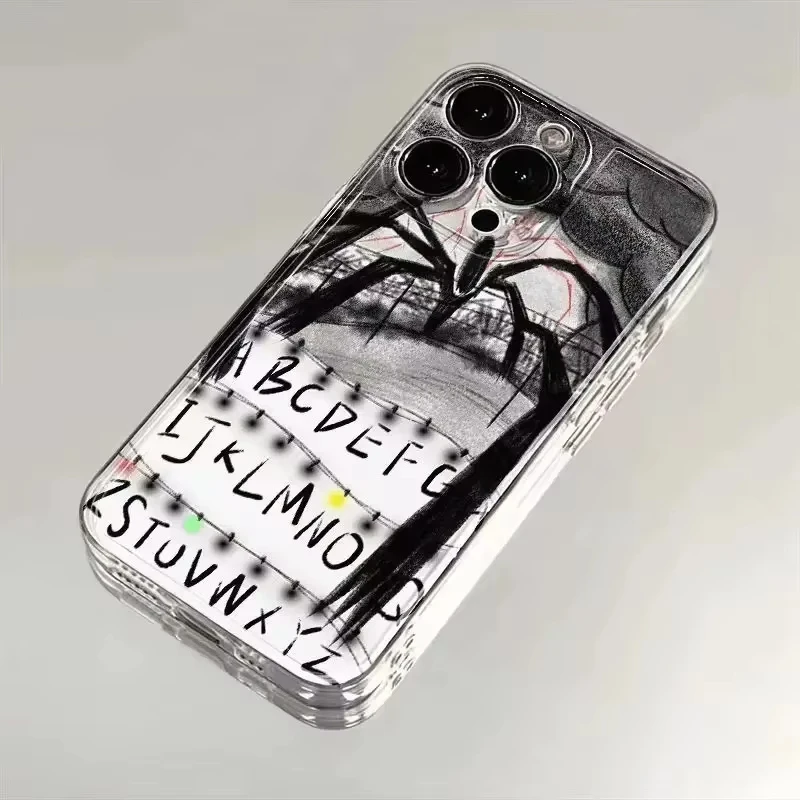 Letters A-Z Thingss Phone Case For Samsung S26 S25 S24 S23 S22 S21 S20 FE Note20 Plus Ultra Lite Edge 5G Strangers Clear Cover