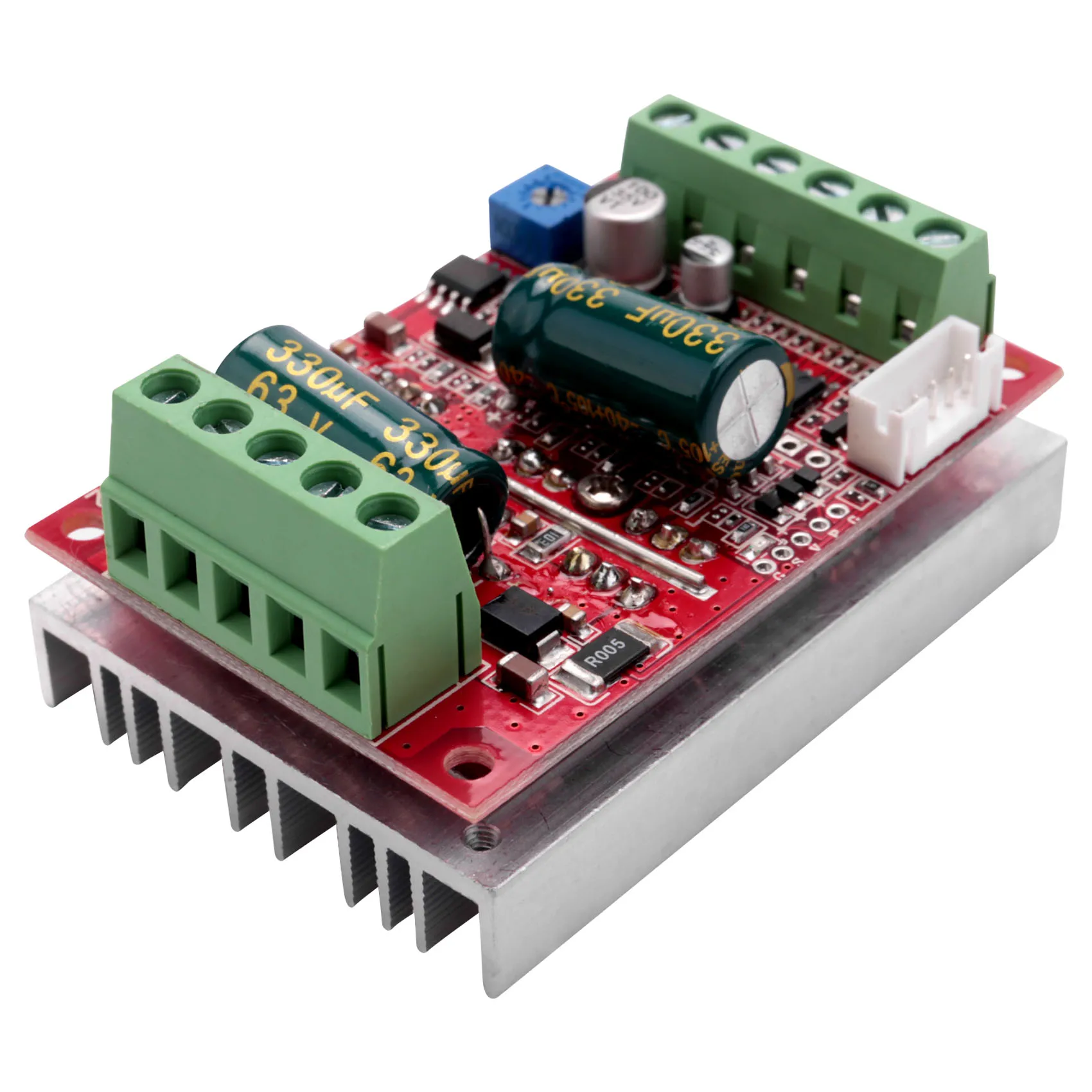 DC 6-60V 400W BLDC Three Phase DC Brushless Motor Controller PWM Hall Motor Control Driver Board 12V 48V