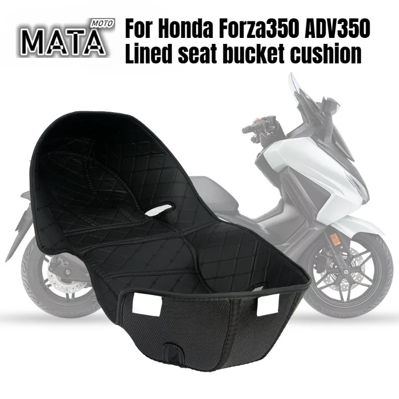 

New arrive Motorcycle Seat Cushion Lining for Honda Forza350 ADV350 Waterproof PU Cushion Storage Cushion for Seat Bucket