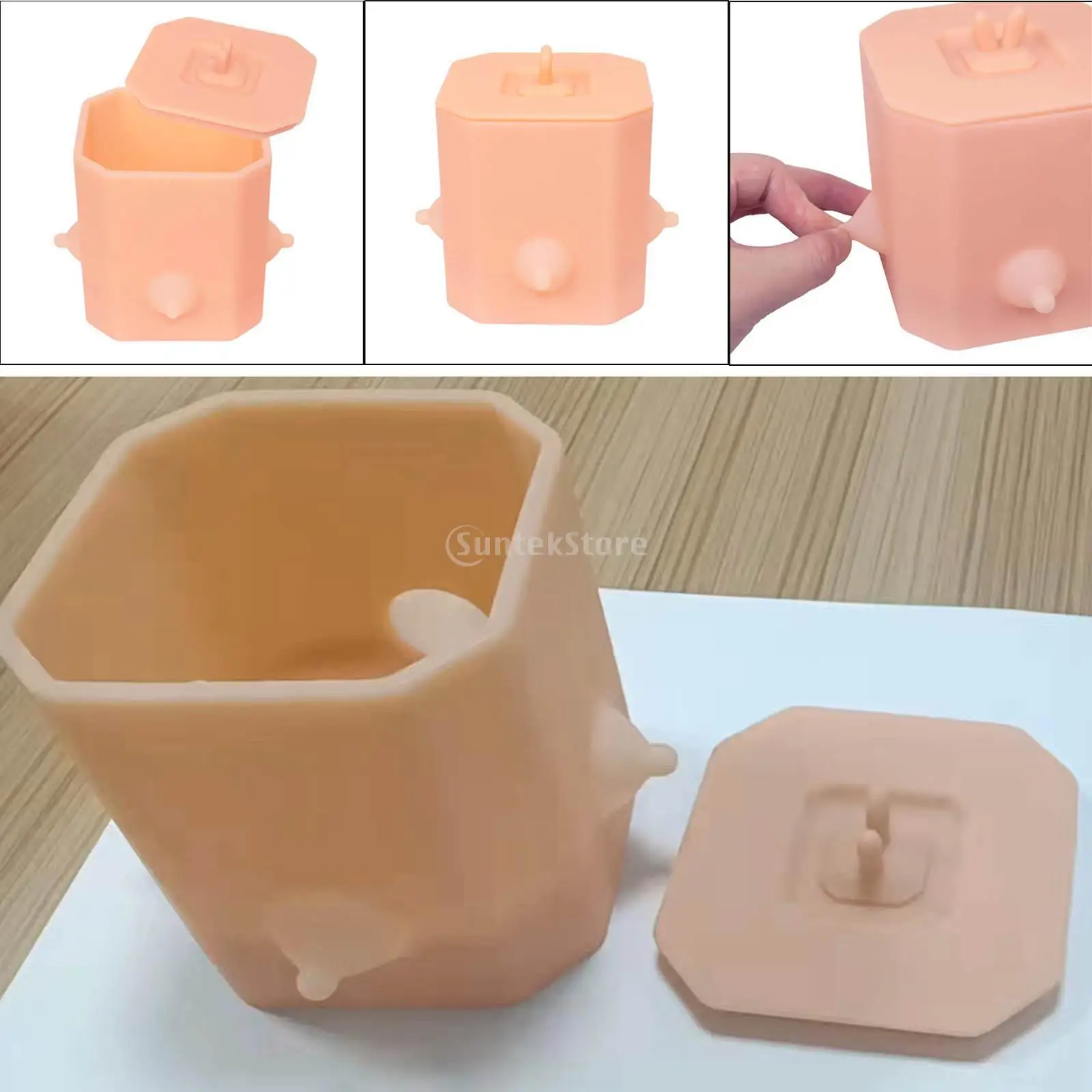 Kitten Puppy Milk Feeder 5 Teats Silicone Simulation Milking Feeder Nursing Station Small Animals Drink Food Dispenser Supplies