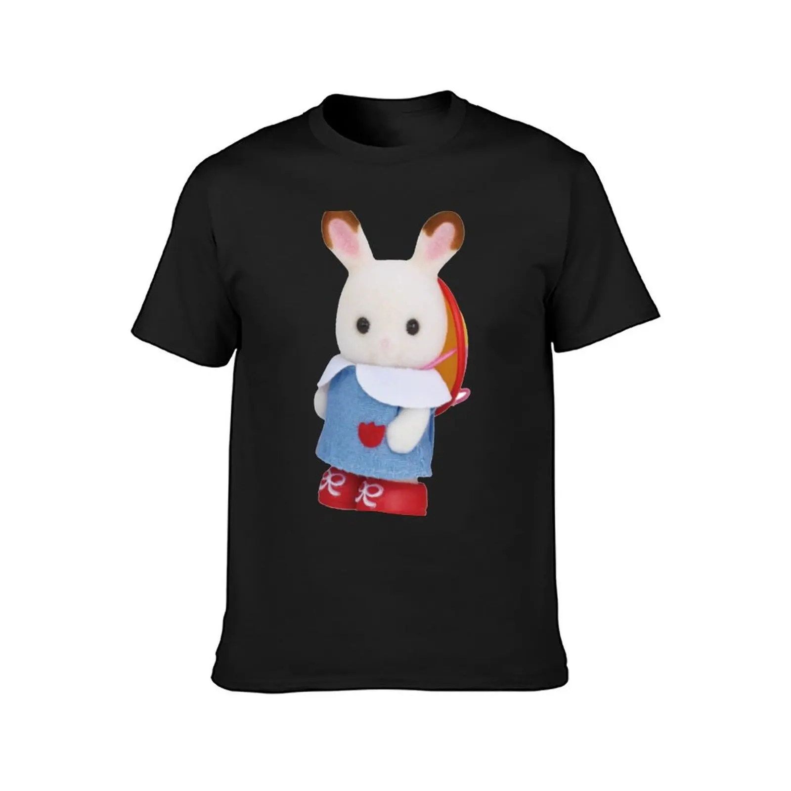 school baby hopscotch rabbit T-Shirt quick-drying hippie clothes heavyweights plain mens white t shirts