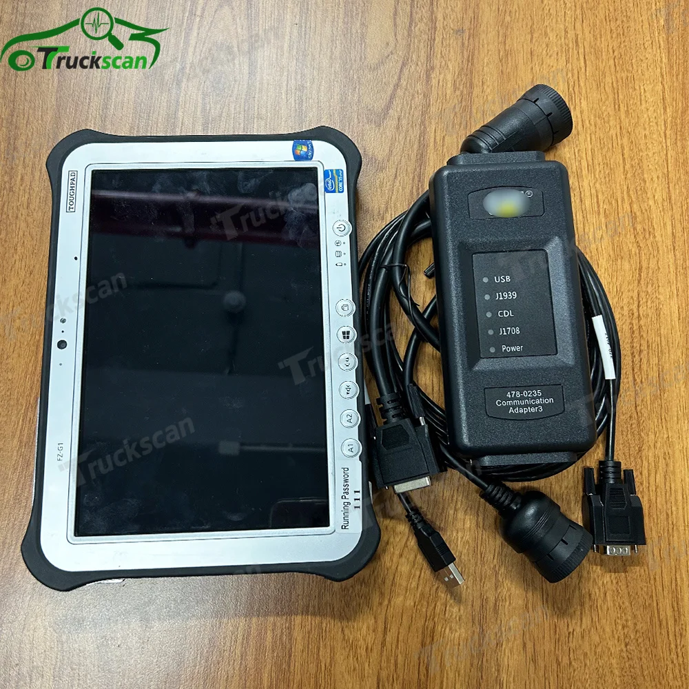 FZ G1 tablet +478-0235 2023 Version Cater For CAT ET4 Communication Adapter CAT Electric System Diagnostic Tool Kit