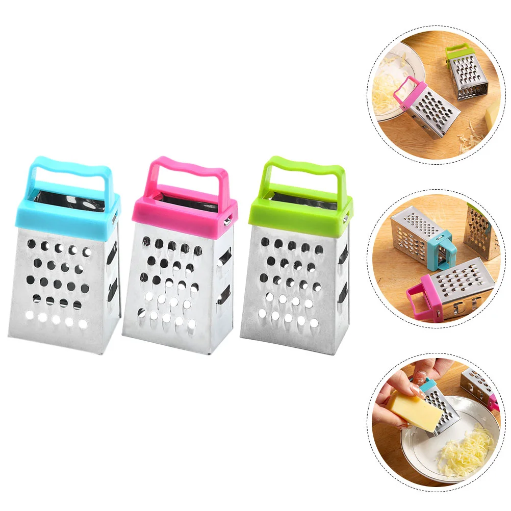 6 Pcs Radish Mini Grater Vegetables Graters Stainless Steel Cheese Slicer Garlic