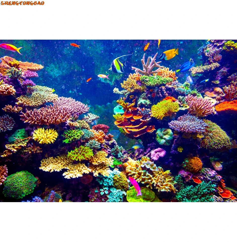 خلفية العالم تحت الماء، أسماك قاع البحر، دولفين مرجاني، حوض السمك، ديكور الطفل، حفلة عيد ميلاد، لافتة خلفية للتصوير الفوتوغرافي