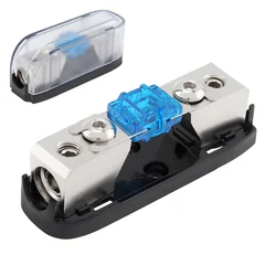 Car Audio Refit Fuse Holder 60A DC 12V Car Stereo Audio Amplifier Subwoofer Circuit Breaker Inline Fuse Holder Box