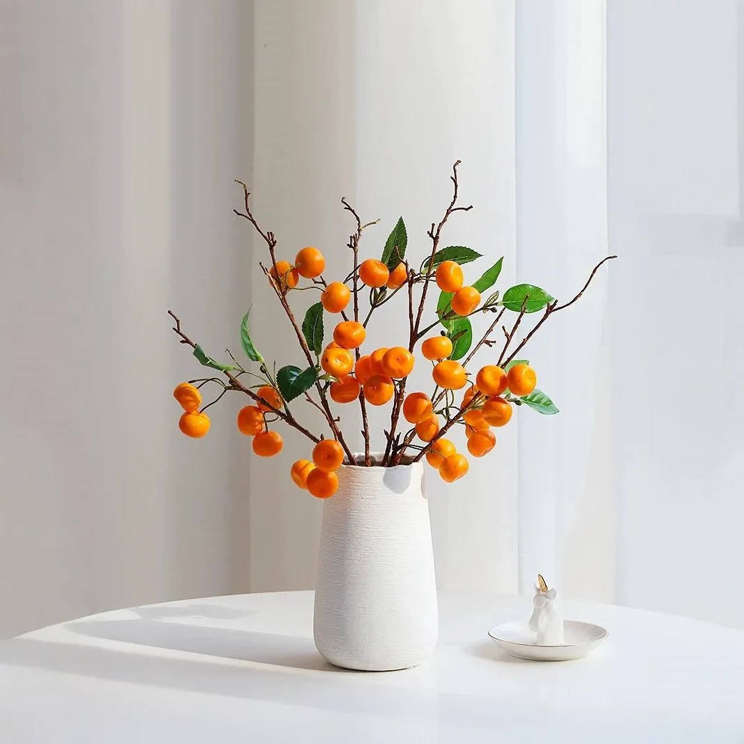 New little rrange Artificial Fruit long branch Simulation flowers For Home Wedding decor birthday party Christmas decoration