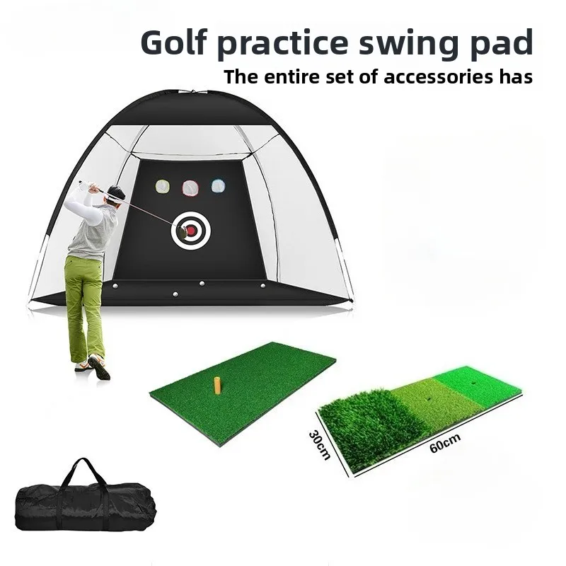

Golf Three Grass Strike Pad Portable Outdoor Indoor Cutting and Swinging Practice Tool