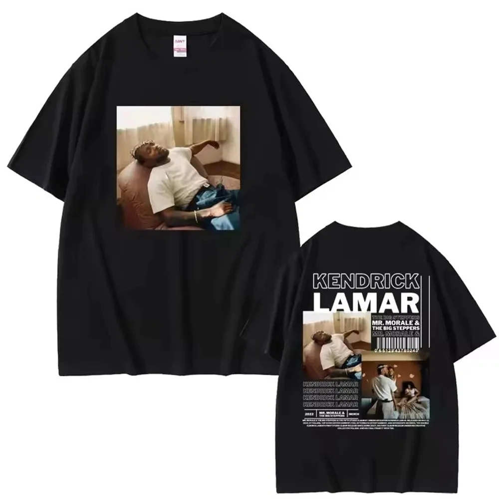 

Rapper Kendrick Lamar DAMN Same Graphics Women Clothing Tee Shirt Homme short sleeve Round Neck Oversized high quality soft tee