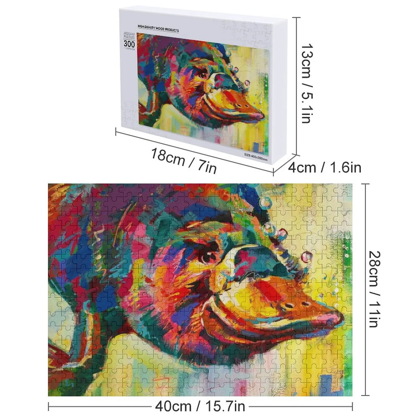 Puzzle z drewna z imieniem - Ptak-żółw - Australijska zwierzęca rodzina - Puzzle z drewna z imieniem na zamówienie