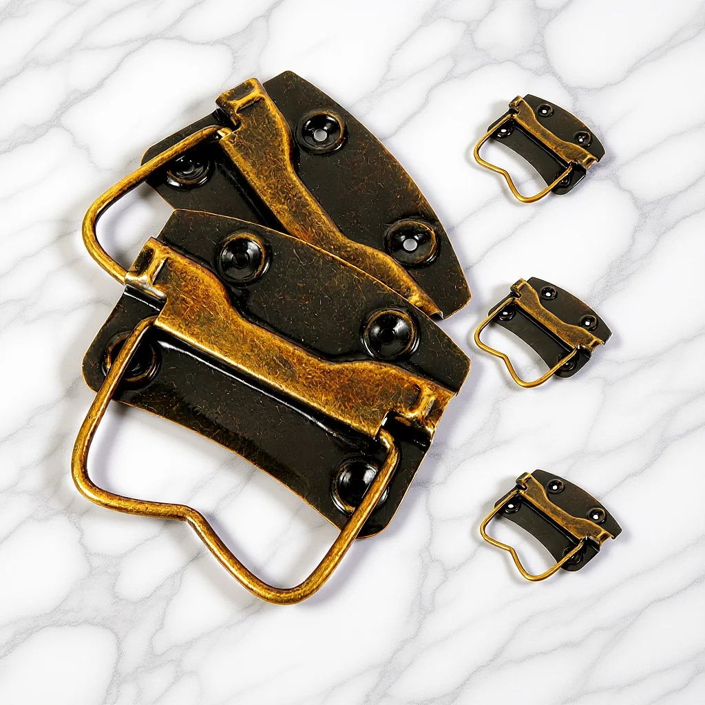 

5 pcs Box For Wooden Chest Iron Wood Case Vintage Handle For Wood Chest Replacement Durable Lightweight Decorative Handle