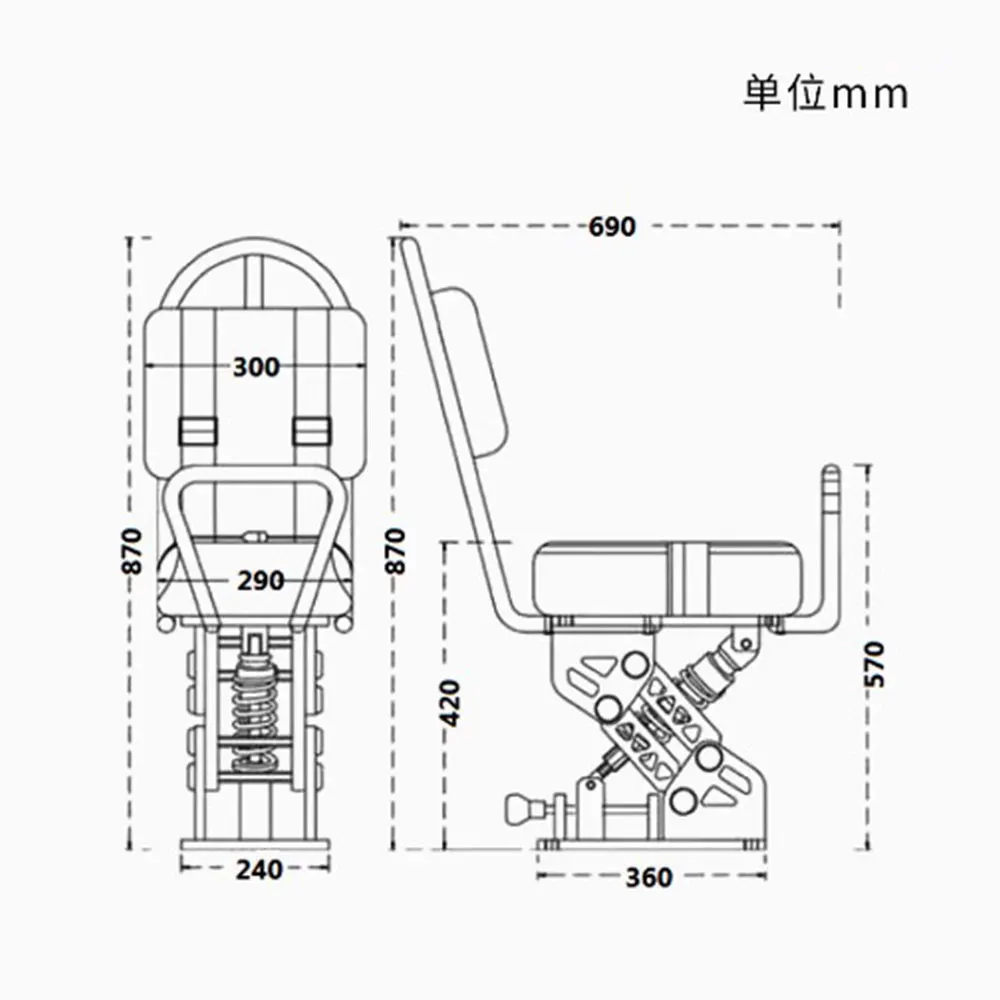 Белый морской капитан понтон лодка стул ведро капитан шлем лодка сиденье яхта лодка производитель сидений