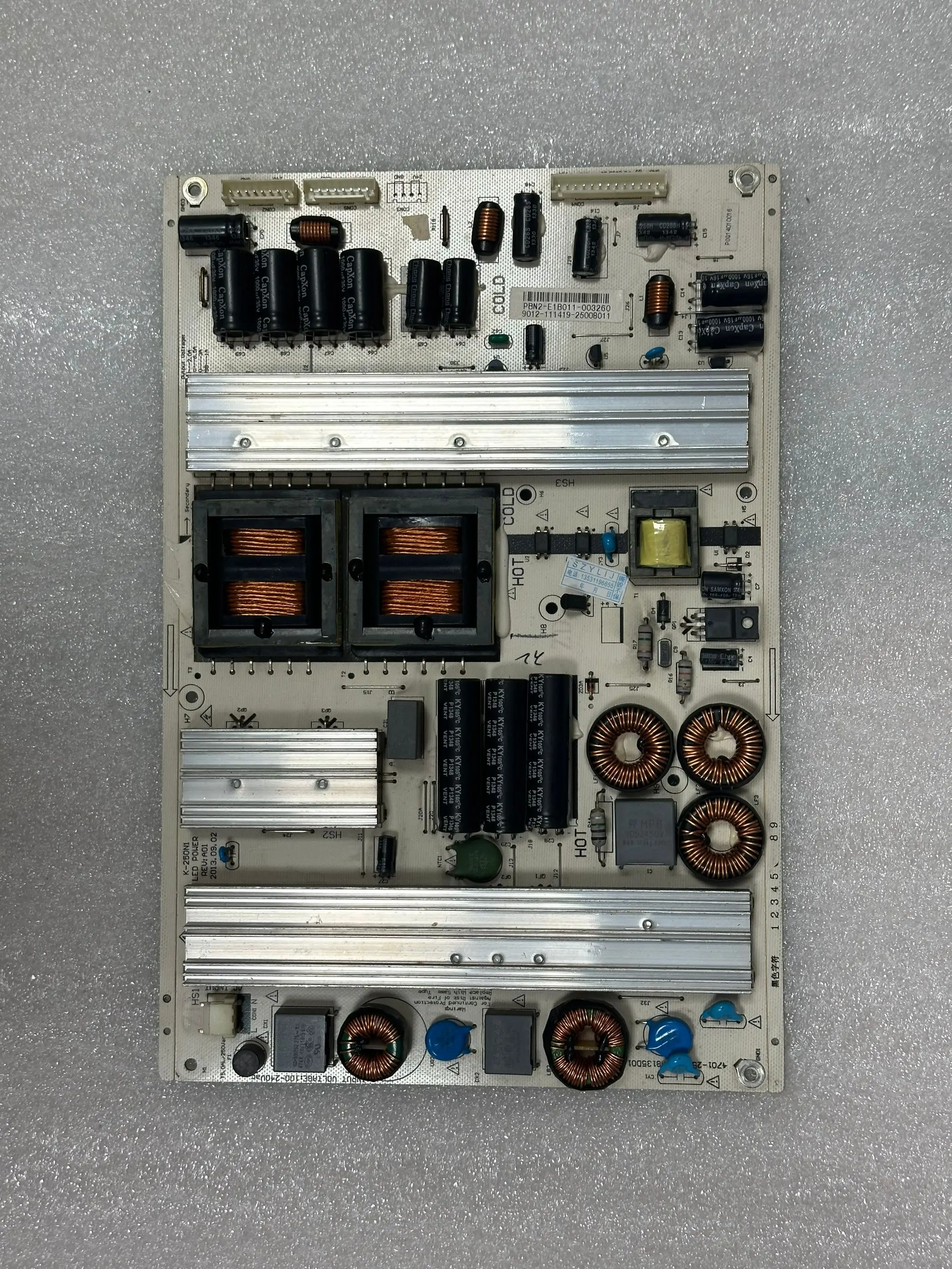 

100% test working for 65PUF6059/T3 65PUF6051/T3 K-250N1 LYP02832A0 power board