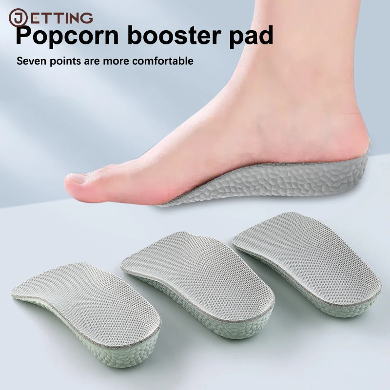 1 Paar Hoogte Verhoging Inlegzolen Voor Mannen Vrouwen Schoenen Platte Voeten Steunboog Orthopedische Inlegzolen Sneakers Hak Lift Boost Schoen Pads