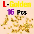 16 piezas doradas L