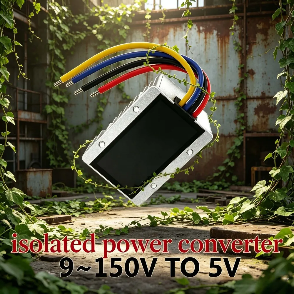 

12V60V36V72V48V24V to 5V isolated module regulator High Efficiency Waterproof DC 9~150V power Dustproof converter buck voltage