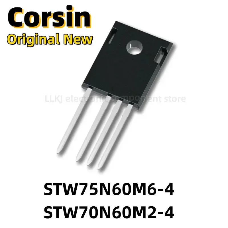 1pcs STW75N60M6-4 STW70N60M2-4  TO247-4 MOS FET TO-247-4/