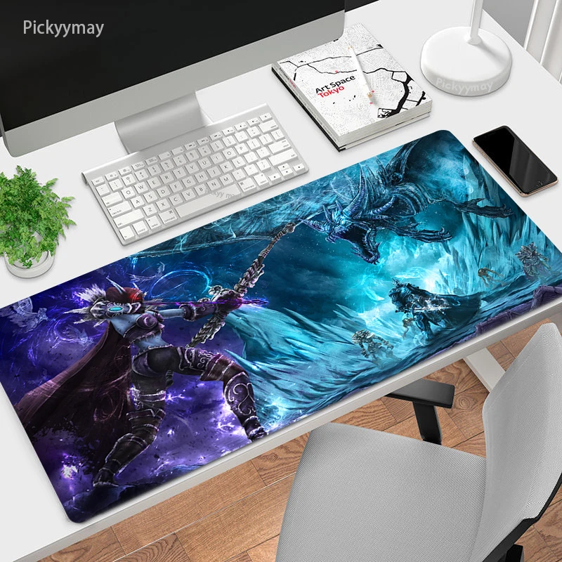 World Of Warcraft Mouse Pad Computer Laptop Mouse Mat Large Mousepad Keyboards Table Carpet  Gaming Desk Play Mats Locking Edge