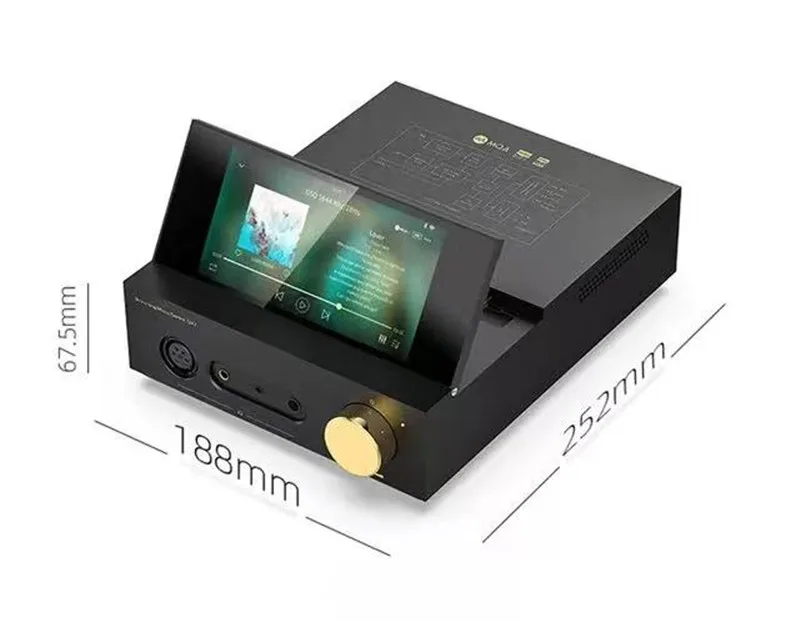 SHANLING EM7 All-in-one Desktop Music Player AMP/DAC ES9038Pro Chip Headphone Amplifier Bluetooth5.0 PCM384 DSD512