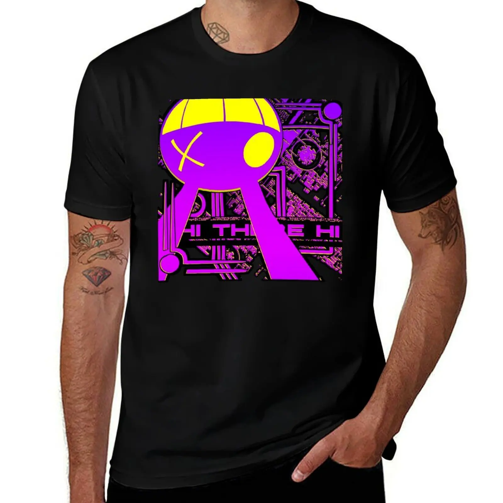

hi there rabbit T-Shirt t shirt man plain graphic t shirts for man T-Shirt