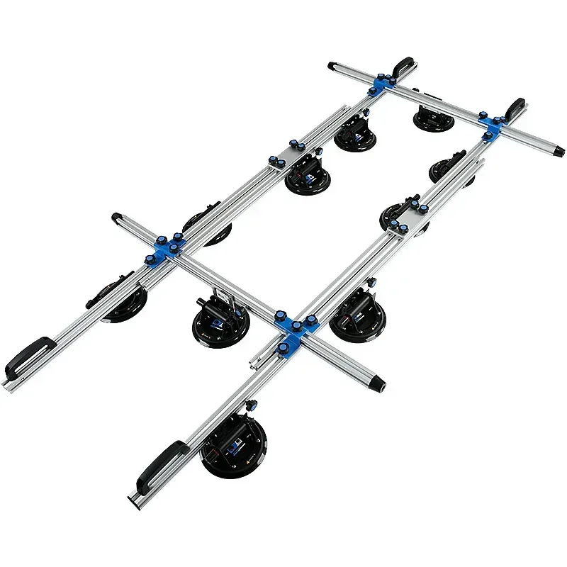Großformatiger Fliesen- und Keramikplatten-Saugheber, Heberahmen, Tragesystem, Glas-Transportwerkzeug