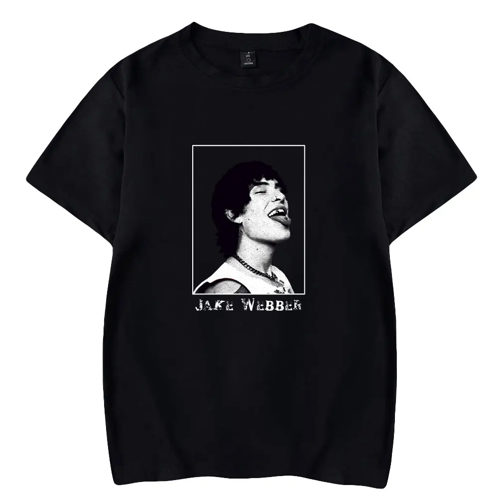 

Jake Webber Merch Impressão T-shirt Unisex Moda Engraçado Casual Estilo HipHop Manga Curta Tee Streetwear