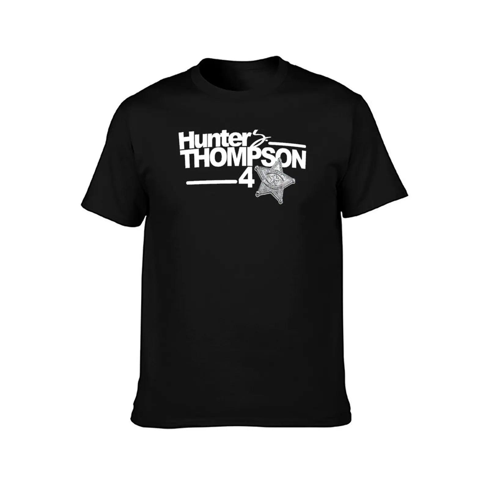 Hunter S. Thompson for Sheriff T-Shirt Abstract Pattern Print Top T-Shirt