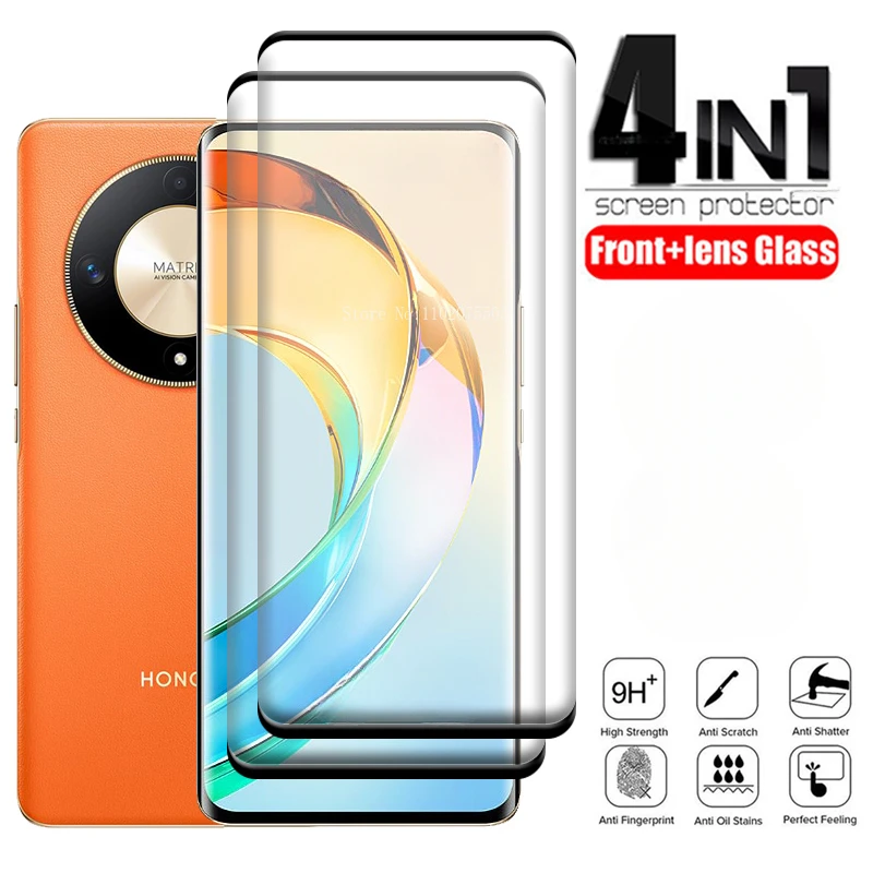 Protector de pantalla de cristal para Huawei, Protector de pantalla para Huawei P40 P30 P20 Mate 20 Lite P Smart Z 2021 Y7 Y6 2019, Huawei Honor 20 10 50 Lite 8X X8, 4 Uds.