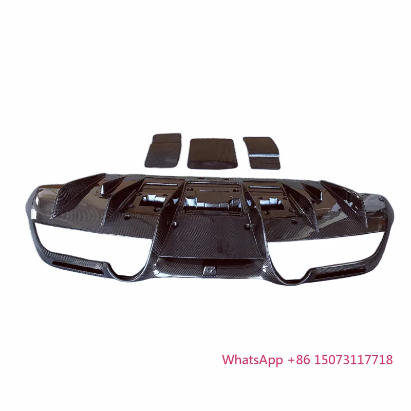

For 2021 F8 Tributo SpiderN Style Carbon Fiber Rear Bumper Diffuser Body Kit