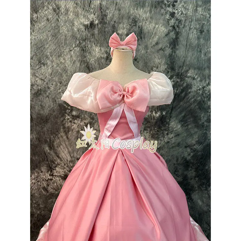 Disney Potdemiel Aurora Cosplay Costume Pink Princess Gown Adult for Christmas Halloween Carnival Stage Show view 2