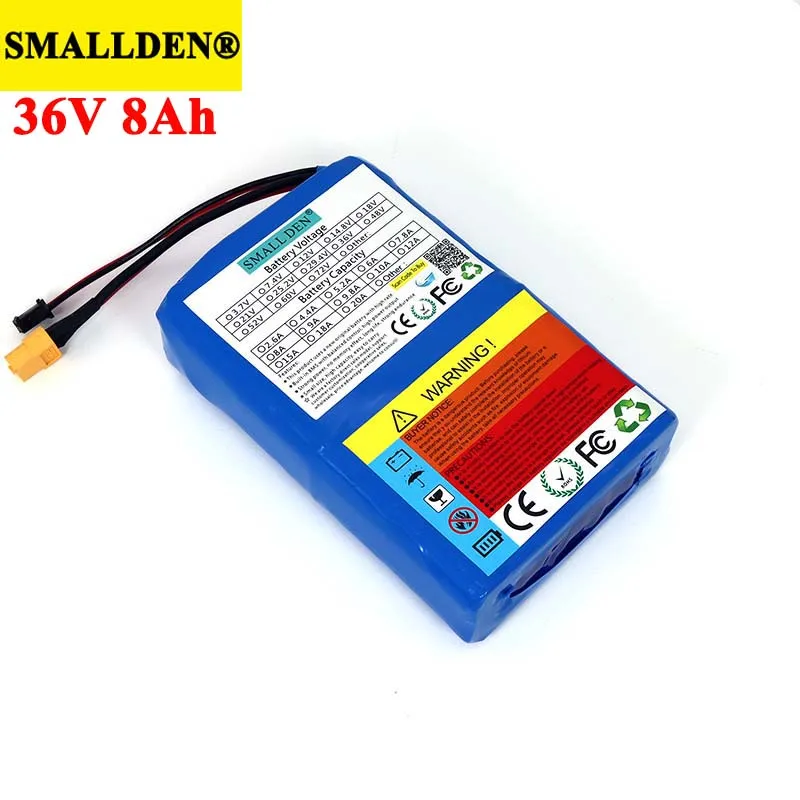 36V 8Ah Lithium Battery Pack 18650 8000mAh High rate 20A BMS for Balancing scooter electric bicycle lawn mower Aircraft carrier