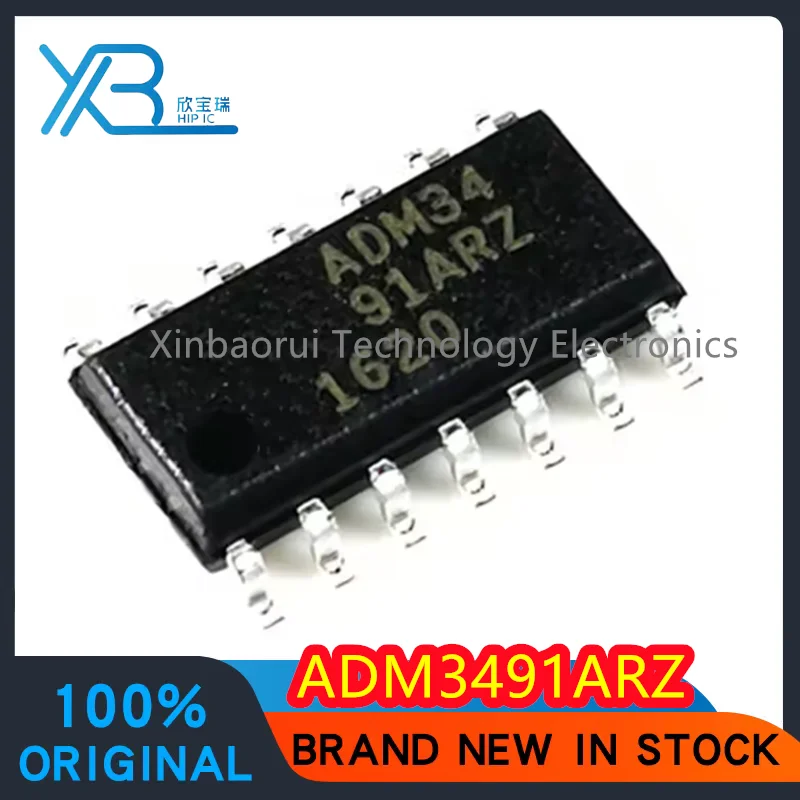 

(5/10 pieces) ADM3491ARZ ADM3491A ADM3491 interface driver chip SOP14 100% brand new and original Electronics